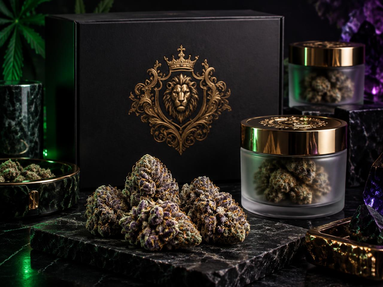 Foundation Farms reserve box and cure jars